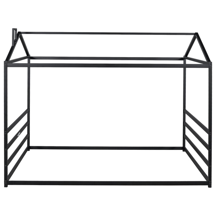 Metal House Shape Platform Bed