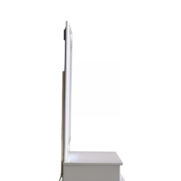 Verona - Mirror With Premium Low Distortion Glass - White