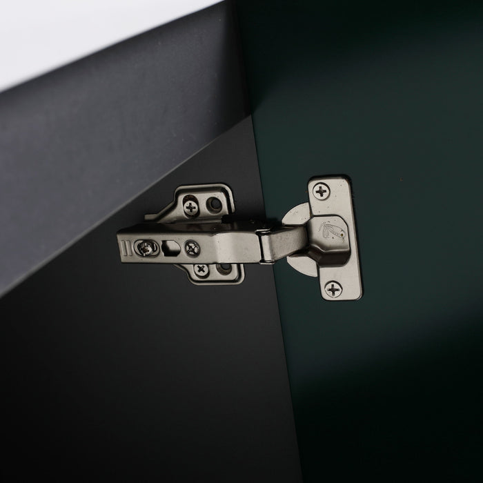 Contemporary Freestanding Bathroom Vanity With Resin Sink & Soft-Close Cabinet Doors