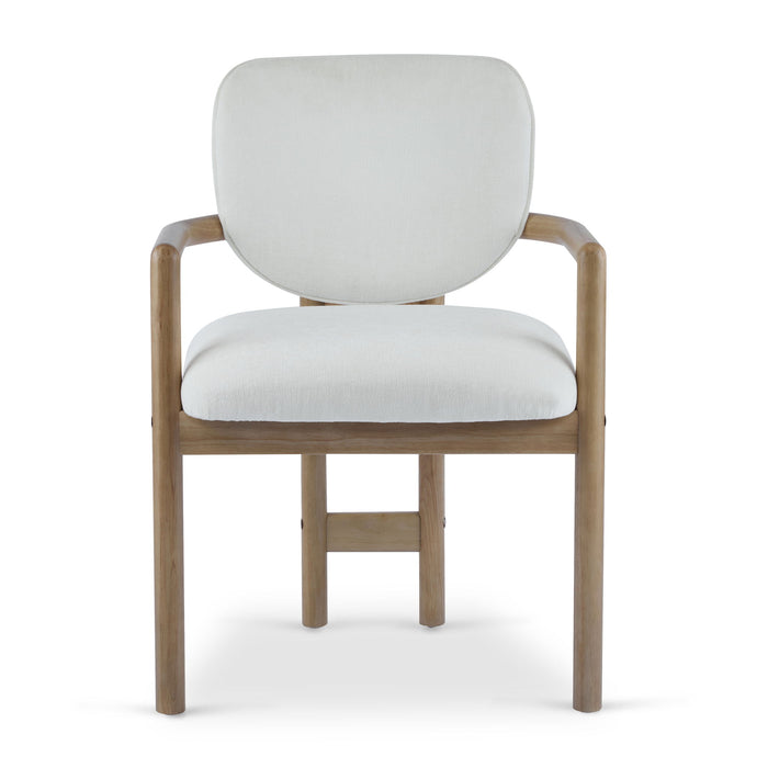 Upholstered Arm Dining Chairs (Set of 2)