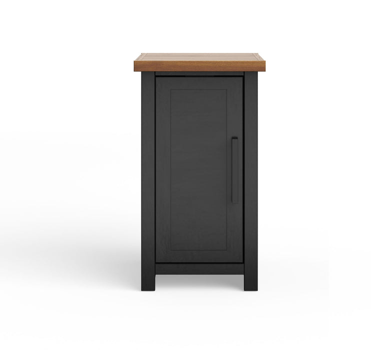 Chairside Table - Black / Whiskey