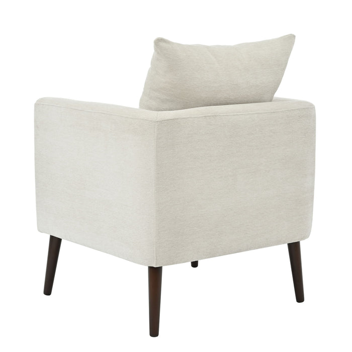 Modern Accent Upholstered Armchair With Pillow