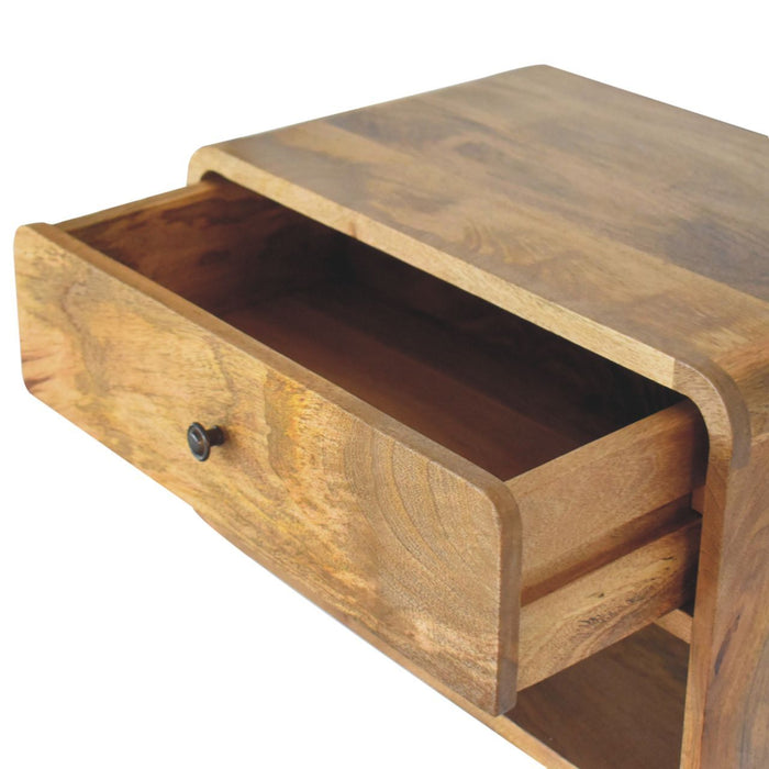 Curve Upper Slot Floating Nightstand