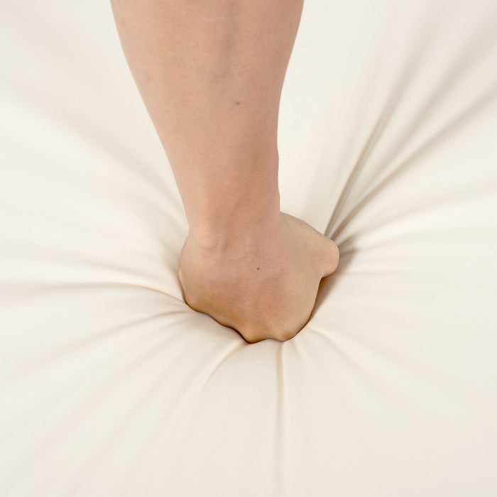 Acacia Wood Lounge Chaise Set With Headrest And Water Resistant Cushions - Beige