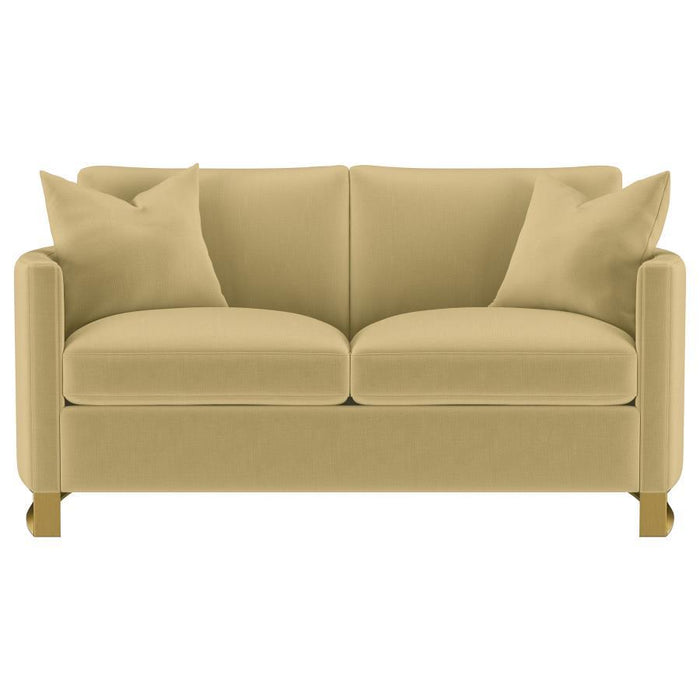Corliss - Upholstered Arched Arm Sofa Set