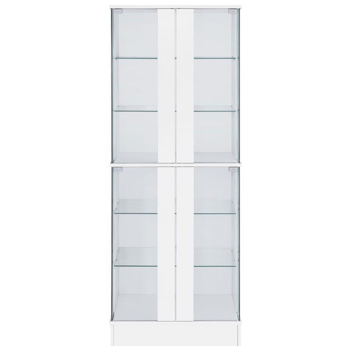 Cabra - 4-door LED Curio Display Cabinet