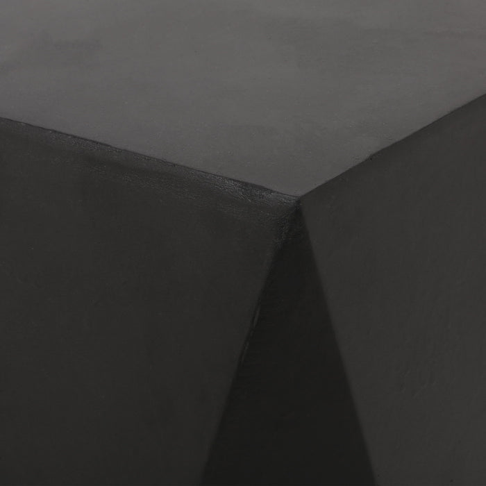 Side Table With Geometric Design