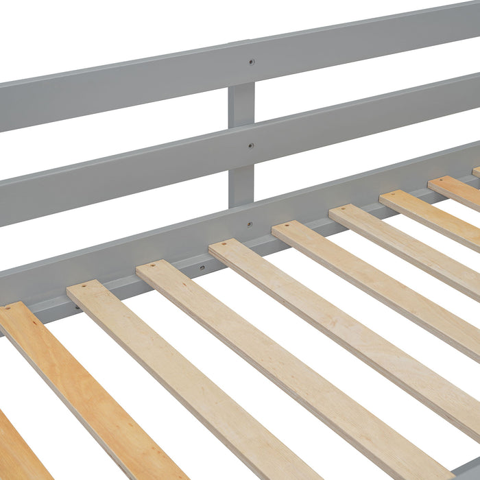 Bunk Bed With 4 Drawers And 3 Shelves