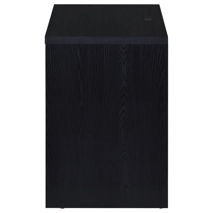 Geary - 2 Drawer Nightstand With LED Lights And USB Charging Ports