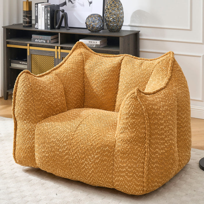 Comfortable Chenille Sofa Chairs With Highly Resilient Foam For Living Rooms And Bedrooms