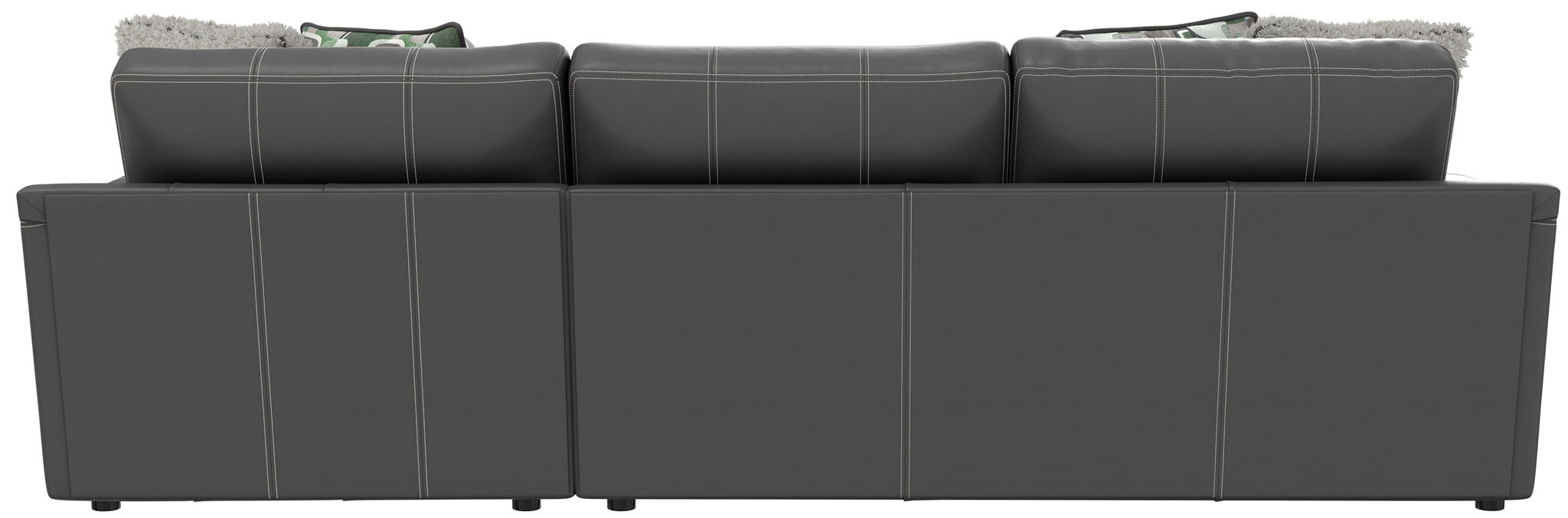 Minori - Italian Leather Sofa / Chaise And Cocktail Ottoman