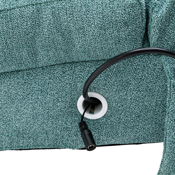 Massage Chaise Lounge Indoor With Remote Control, Ergonomic Electric Massage Lounger