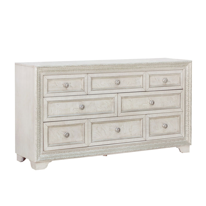Camila - 8 Drawer Dresser - Creamy White