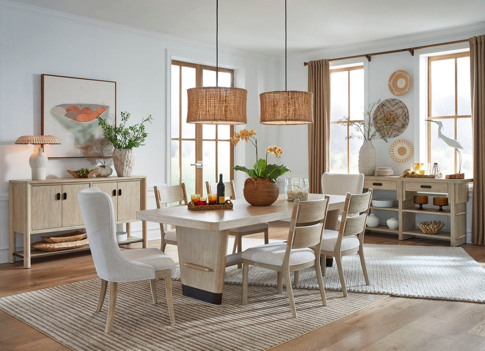 Sunset Cove - Trestle Dining Table - Sanibel Brown