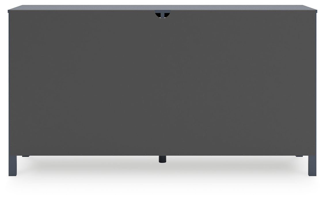 Simmenfort - Six Drawer Dresser - Navy Blue