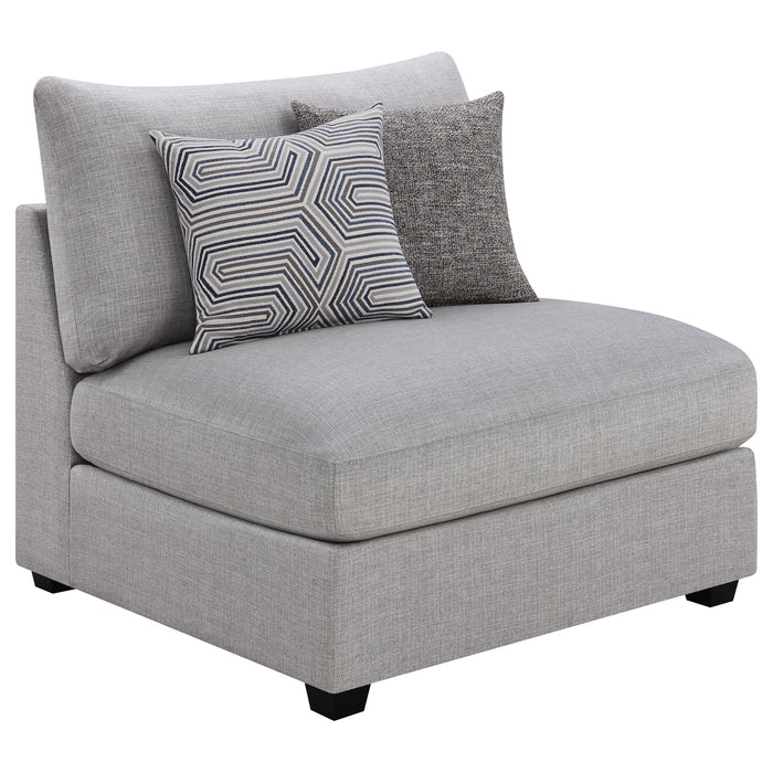 Cambria 6-piece Upholstered Modular Sectional Sofa Grey