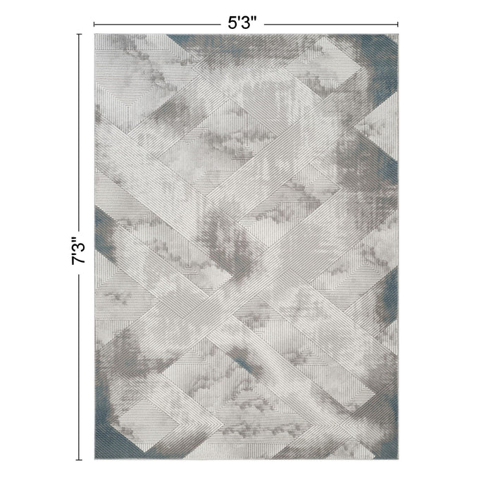 Geometrix - Contemporary Rug With 3D Effect