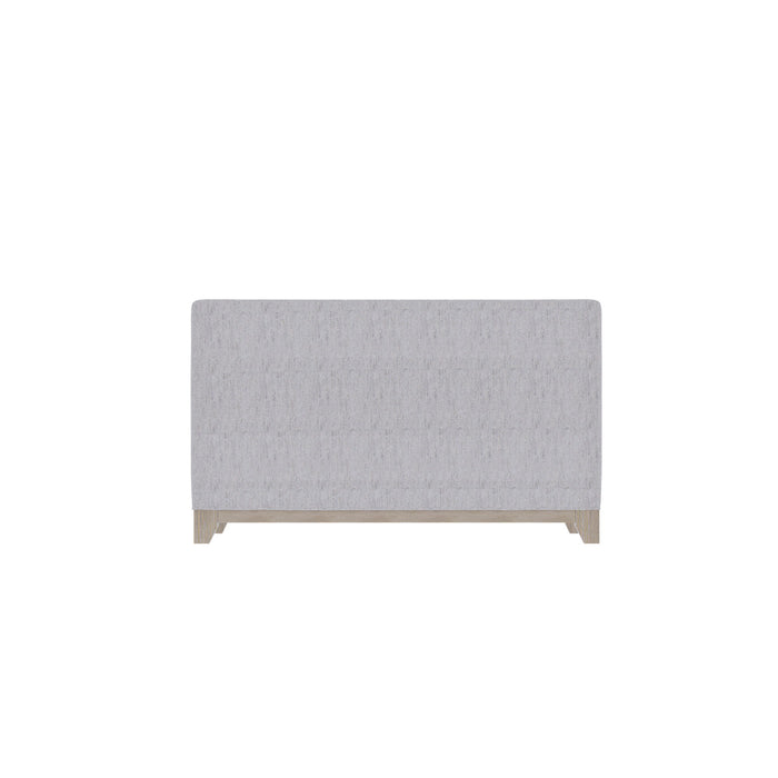 Loveseat With Casual Accent - Gray
