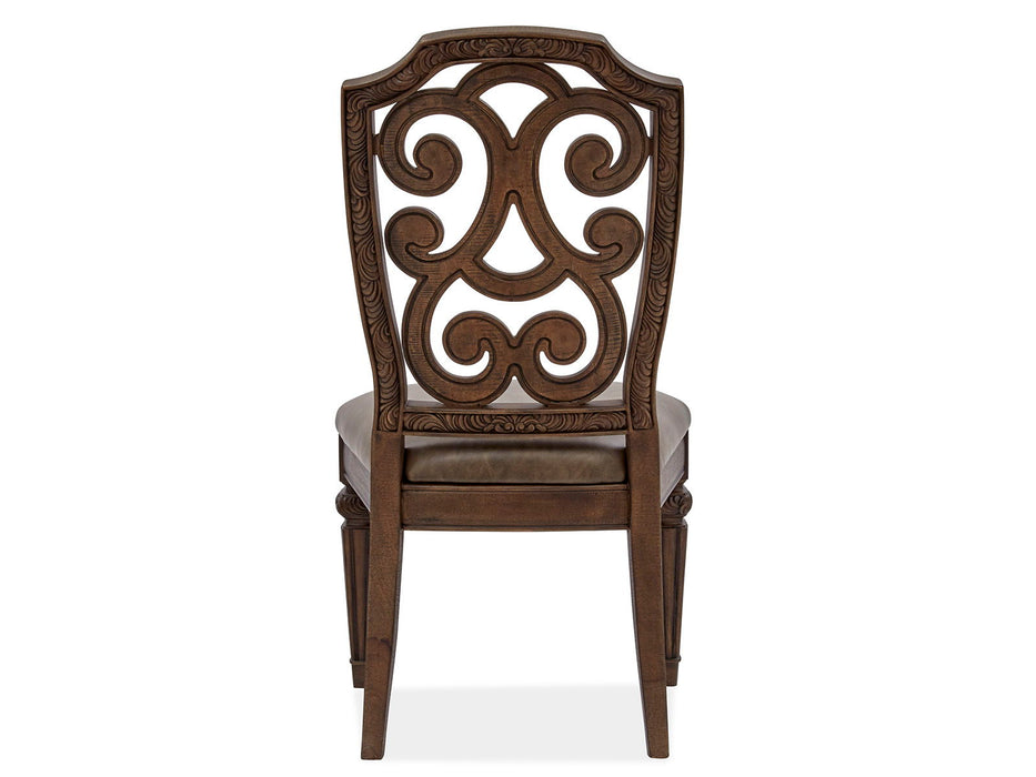 Durango - Wood Dining Side Chair With Upholstered Seat (Set of 2) - Willadeene Brown