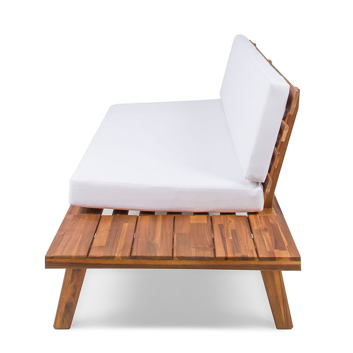 Hillcrest - V Shaped 4 Piece Sofa Set, Water Resistant