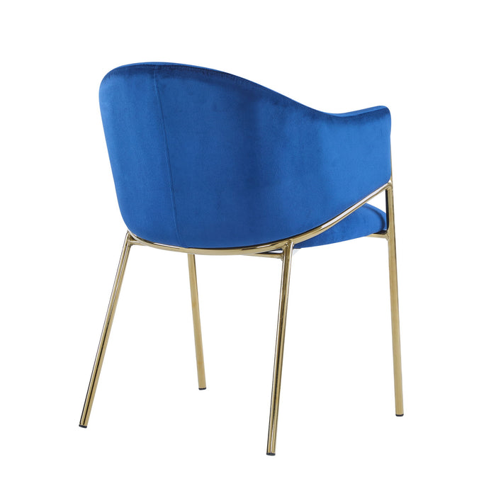 Modern Upholstered Dining Chair With Frame And