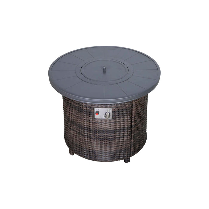 Outdoor Fire Pit Table With Lid