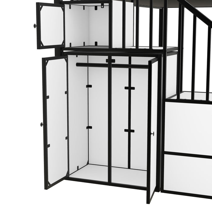 Castle Shaped Bunk Bed With Wardrobe And Storage