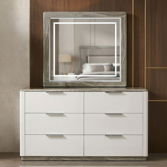 Jazz - 6 Drawer Dresser (Mirror Not Included) - White