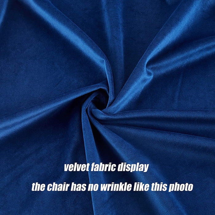 Velvet Barstool With Back (Set of 2)