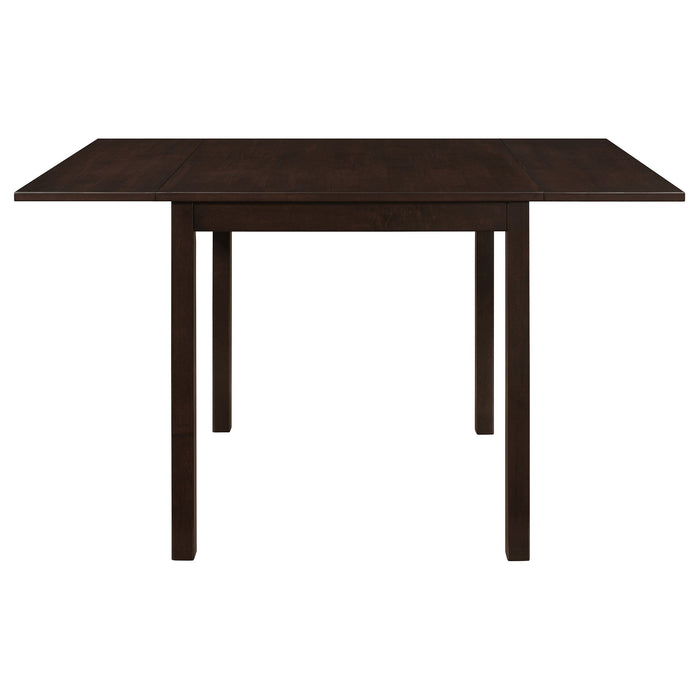 Vanetta - 3 Piece Dining Set With Drop Leaf Table And Chairs - Cappuccino