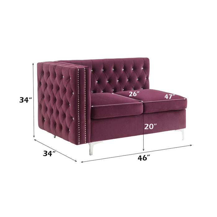 Jaszira - Modular - Armless Loveseat w/2 Pillows