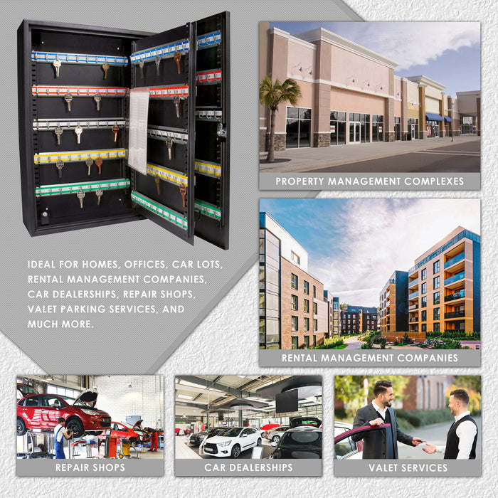 Adjustable Key Cabinet With Lock