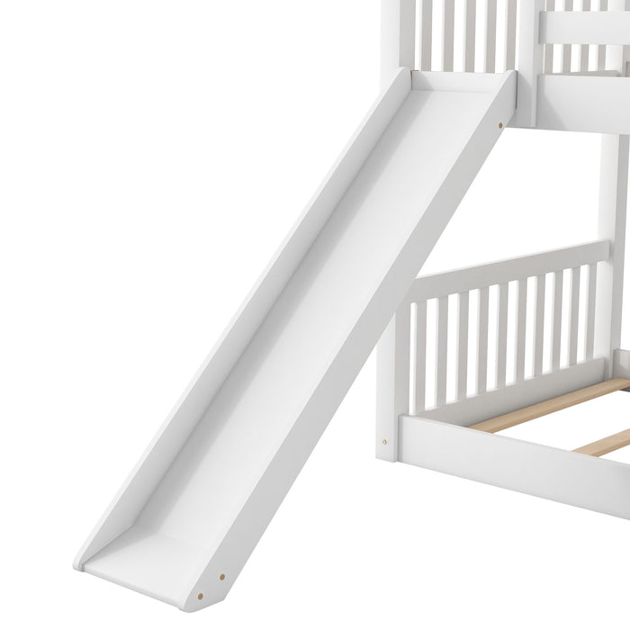 Bunk Bed & Convertible Slide And Ladder