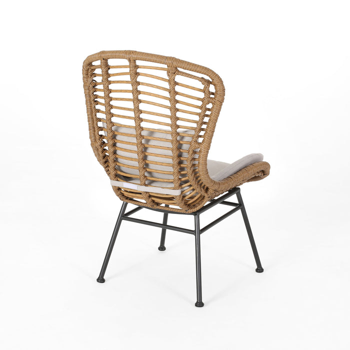 Calypso - Outdoor Chair With Water Resistance Cushion And Iron Frame