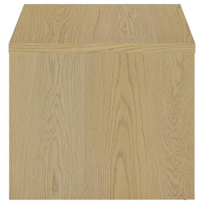 Canoga - Engineered Wood Accent Side End Table - Light Oak