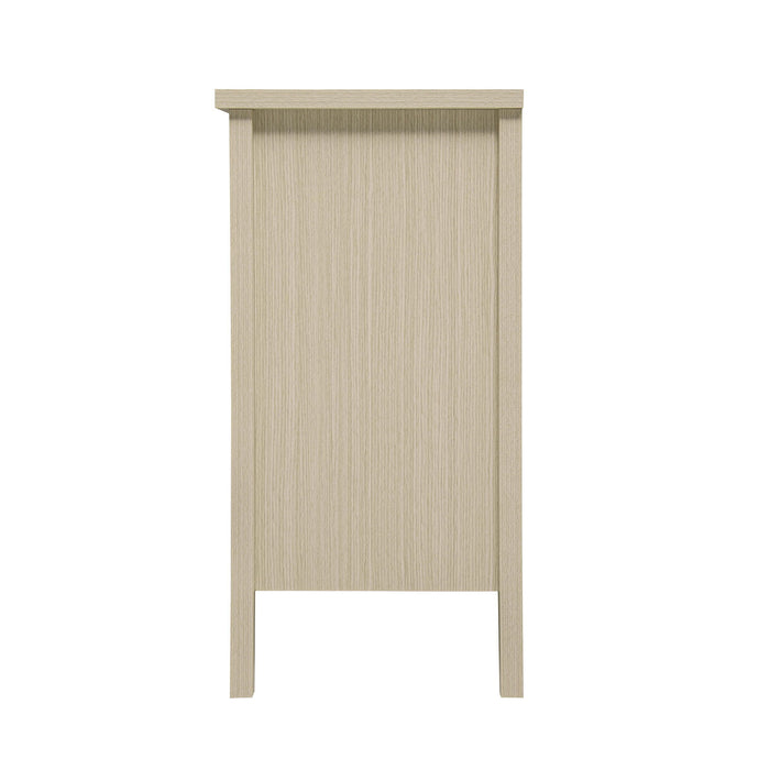2 Door Cabinet, American Furniture, Suitable For Bedroom, Living Room, Study - Natural