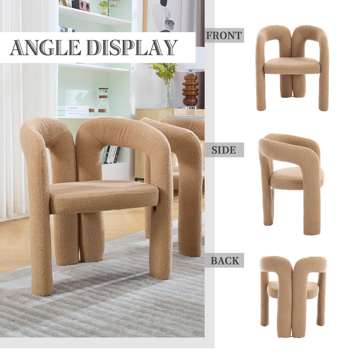 Coolmore Contemporary Designed Accent / Dining Chair With Armrests