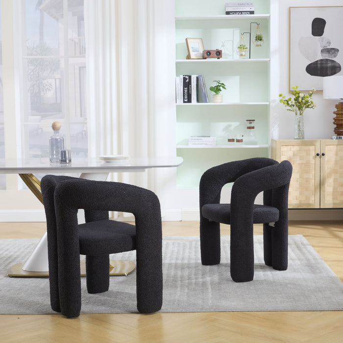 Coolmore Contemporary Designed Accent / Dining Chair With Armrests