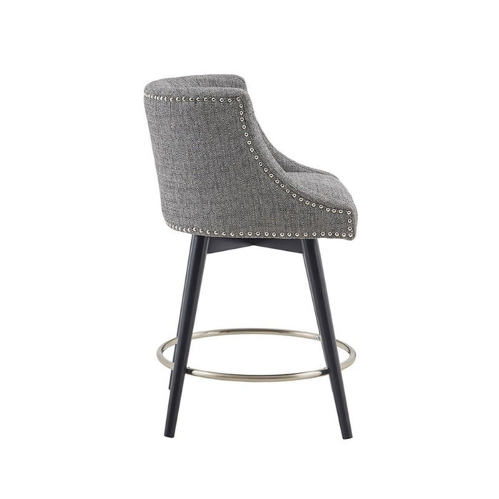 Mateo - Swivel Counter Stool - Gray