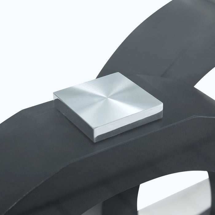 Contemporary Style Glass Top Coffee Table