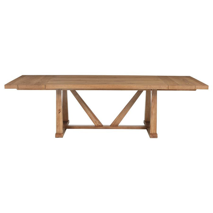 Middleton - 106" Extension Leaf Dining Table - Natural Brown