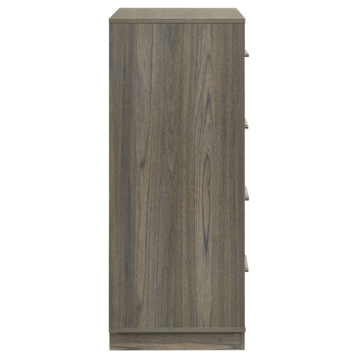 Edmondson - 4 Drawer Chest - Natural / Gray