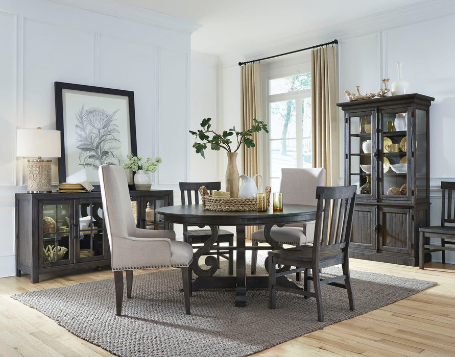 Bellamy - 48" Round Dining Table - Peppercorn