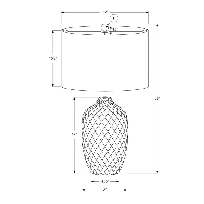 Lighting, Table Lamp, Transitional - Cream