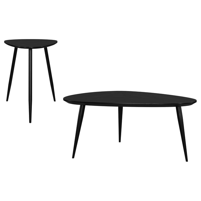 Xander - Triangular Coffee And End Table Set