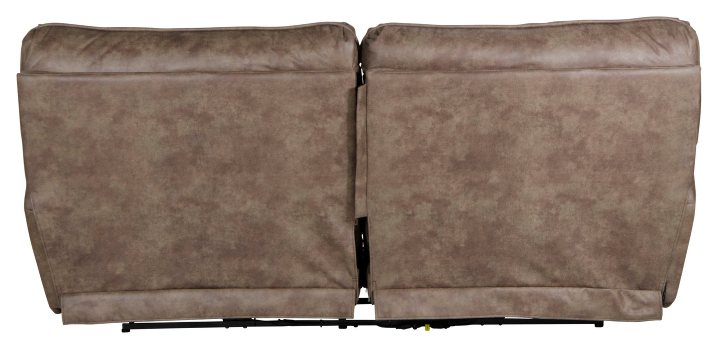 Hollins - 88" Power Reclining Sofa - Coffee