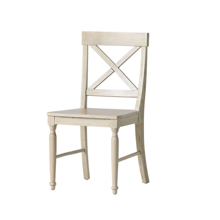 Dining Chair With X Shaped Back (Set of 2)