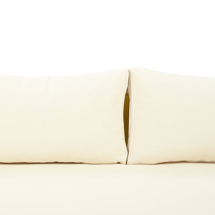 Claremont - 3 Seater Daybed Teak Acacia Wood Water Resistant Cushions