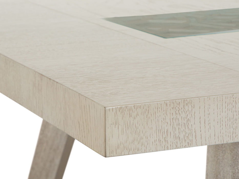 Lenox - Rectangular Dining Table - Warm Silver