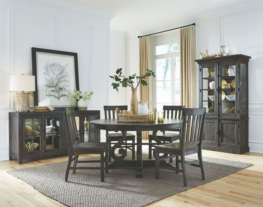 Bellamy - 48" Round Dining Table - Peppercorn